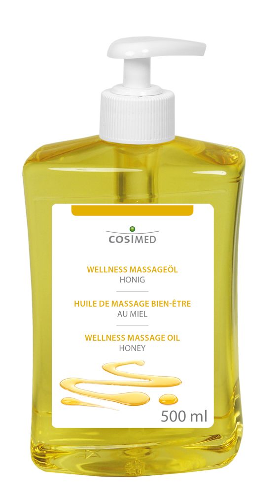 cosiMed Wellness Massageöl Honig 500 ml inkl. Dosierspender
