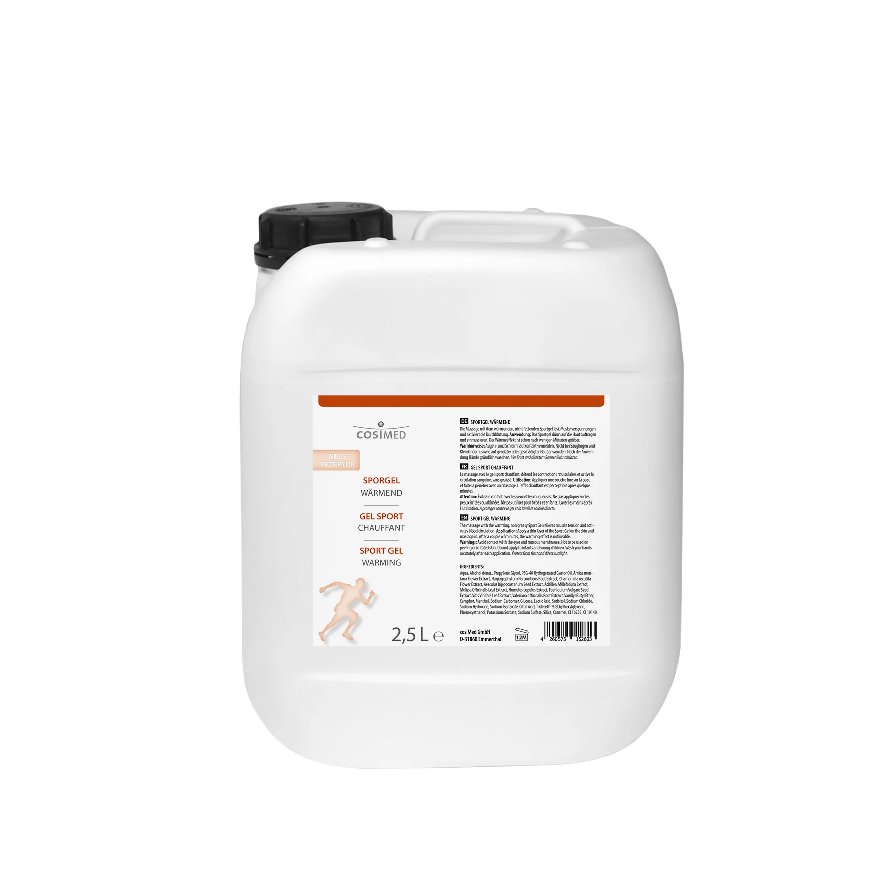 cosiMed Sport-Gel wärmend 2,5 Liter Kanister